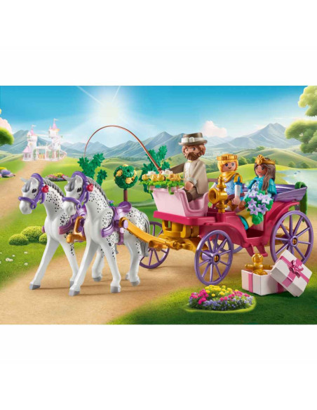 PM71846,Playmobil - Plimbarea cuplului regal cu caleasca Playmobil