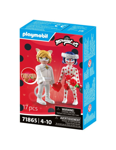 PM71865,Playmobil - Miraculous Nunta visurilor cu Ladybug si Cat Noir