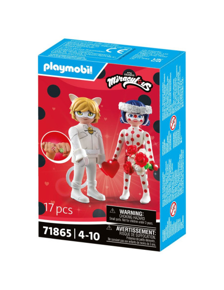 PM71865,Playmobil - Miraculous Nunta visurilor cu Ladybug si Cat Noir