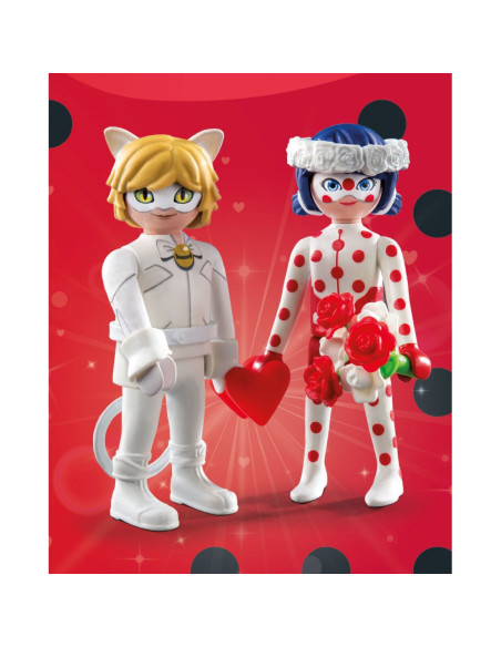 PM71865,Playmobil - Miraculous Nunta visurilor cu Ladybug si Cat Noir
