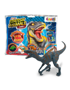 CRZ43851,Craze - Figurina elastica Dinozaur cu umplutura speciala si piele elastica 2