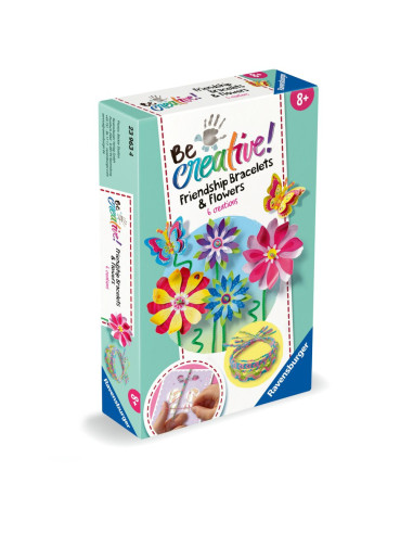 RVSAC23963,Ravensburger - Be Creative Set mini de creatie flori si bratari