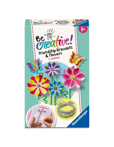 RVSAC23963,Ravensburger - Be Creative Set mini de creatie flori si bratari
