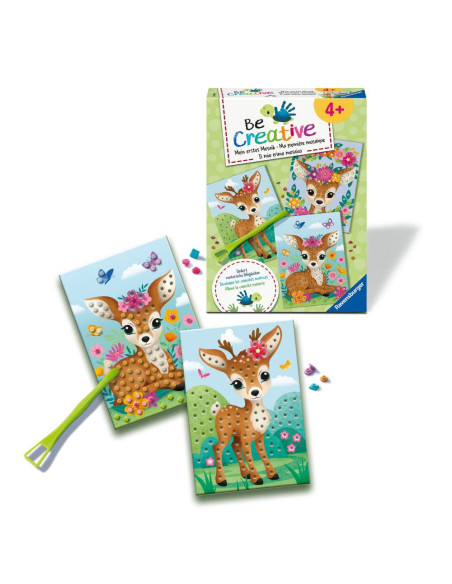 RVSAC25534,Ravensburger - Be Creative Set midi de creatie mozaic caprioare