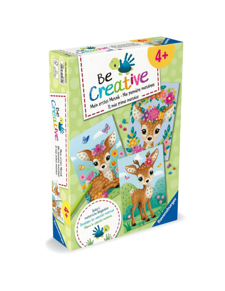 RVSAC25534,Ravensburger - Be Creative Set midi de creatie mozaic caprioare