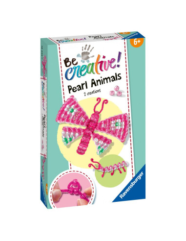 RVSAC18249,Ravensburger - Be Creative Set mini de creatie din perle fluture si larva
