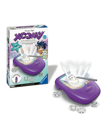 RVSAC23533,Ravensburger - Set de desenat Xoomy aparat portabil cu lampa si 30 de sabloane stil Manga