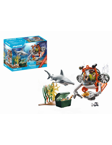 PM71860,Playmobil - Promo Pack vanatoarea comorii cu submarin