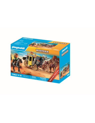 PM71862,Playmobil - Promo Pack Diligenta din Vestul salbatic