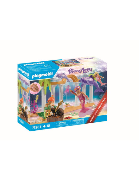 PM71861,Playmobil - Promo Pack comoara sirenelor si delfini