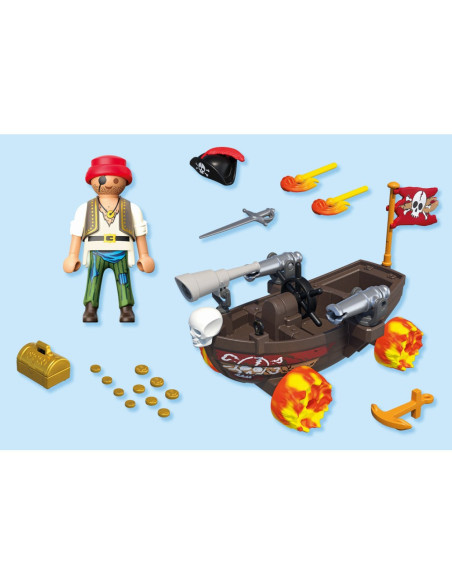 PM71720,Playmobil - Jucarie de rol Cursa cu barca piratilor