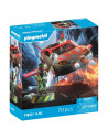 PM71832,Playmobil - Jucarie de rol Lupta eroului cu vehicul