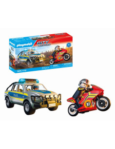 PM71875,Playmobil - Jucarie de rol Politia in urmarire 2