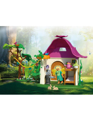 PM71838,Playmobil - Jucarie de rol Casuta zanelor cu unicorn auriu