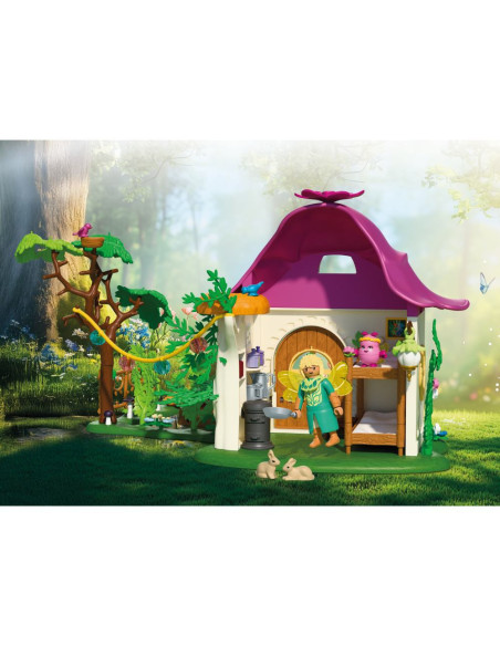PM71838,Playmobil - Jucarie de rol Casuta zanelor cu unicorn auriu