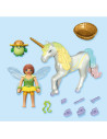 PM71840,Playmobil - Jucarie de rol Figurina de colectie unicornul Rainbow Flower si zana