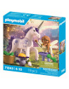 PM71843,Playmobil - Jucarie de rol Figurina de colectie unicornul Lucky Lavender si zana