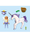 PM71843,Playmobil - Jucarie de rol Figurina de colectie unicornul Lucky Lavender si zana