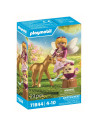 PM71844,Playmobil - Jucarie de rol Pui de unicorn auriu si zana