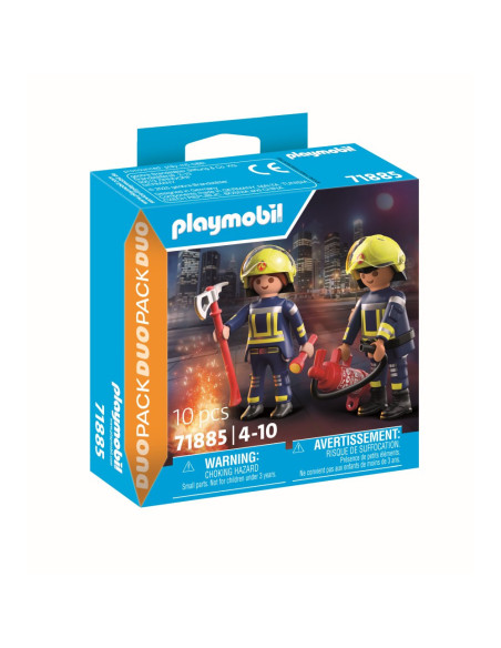 PM71885,Playmobil - Set 2 figurine pompieri