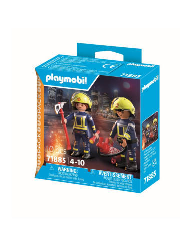 PM71885,Playmobil - Set 2 figurine pompieri