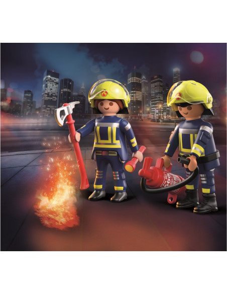 PM71885,Playmobil - Set 2 figurine pompieri