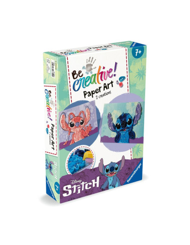 RVSAC23750,Ravensburger - Be Creative Set mini de creatie din hartie Disney Stitch folosind tehnica Quilling