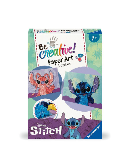 RVSAC23750,Ravensburger - Be Creative Set mini de creatie din hartie Disney Stitch folosind tehnica Quilling