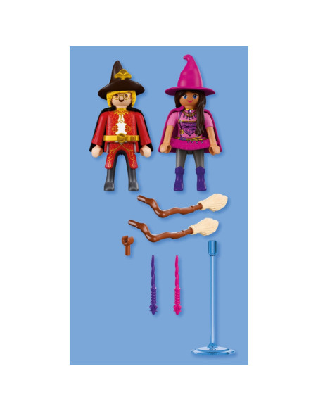 PM72023,Playmobil - Set 2 figurine vrajitoare si vrajitor
