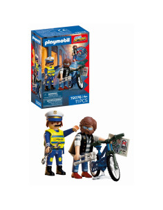 PM72076,Playmobil - Jucarie de rol Prinderea hotului de biciclete 2