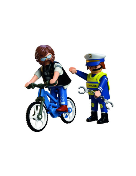 PM72076,Playmobil - Jucarie de rol Prinderea hotului de biciclete