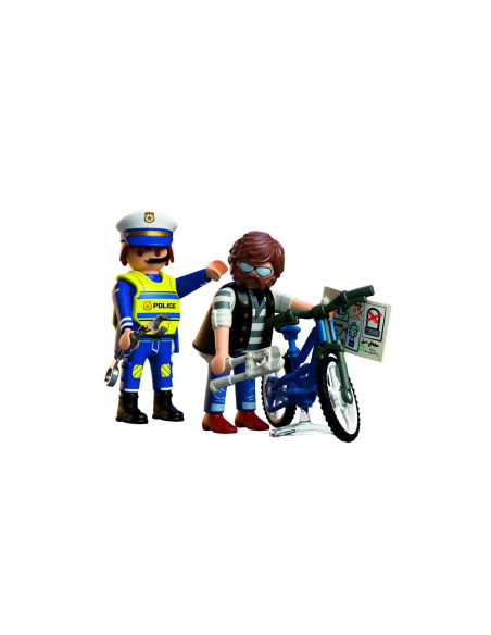 PM72076,Playmobil - Jucarie de rol Prinderea hotului de biciclete