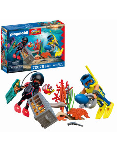 PM72078,Playmobil - Jucarie de rol Scafandri politist si hot cu comoara 2