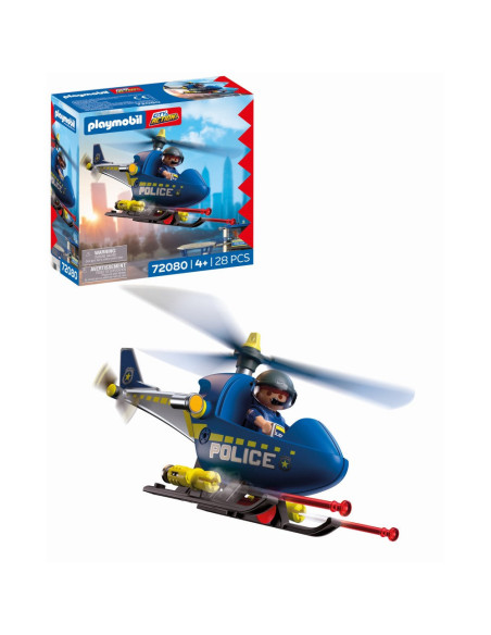PM72080,Playmobil - Jucarie de rol Elicopter de politie