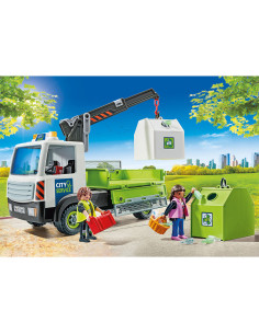 PM71431,Playmobil - Camion De Reciclare Sticla Cu Container 2