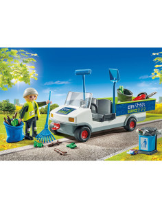PM71433,Playmobil - Maturator De Strazi Cu Vehicul 2