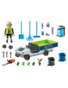 PM71433,Playmobil - Maturator De Strazi Cu Vehicul