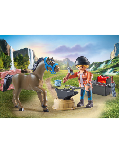 PM71357,Playmobil - Potcovar Cu Calut