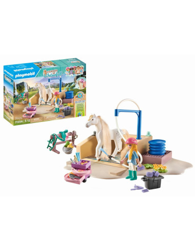 PM71354,Playmobil - Spalatorie Cu Isabella Si Calutul Lioness