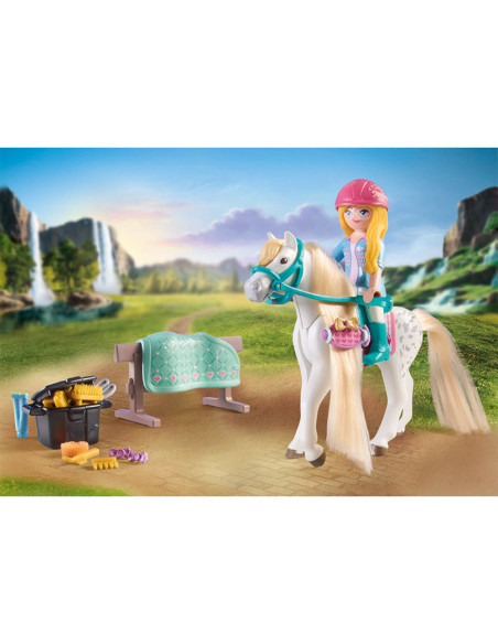 PM71354,Playmobil - Spalatorie Cu Isabella Si Calutul Lioness