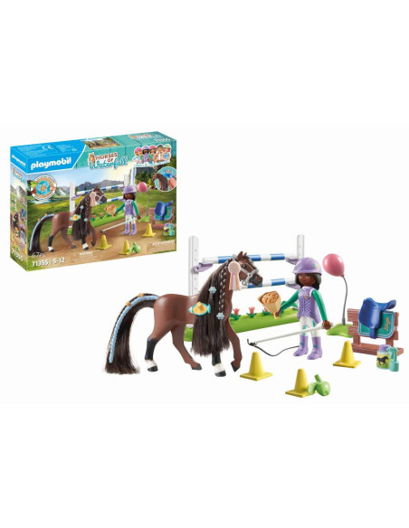PM71355,Playmobil - Arena Cu Zoe Si Calutul Blaze