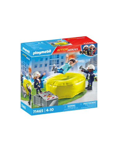 PM71465,Playmobil-POMPIER CU SALTEA DE AER