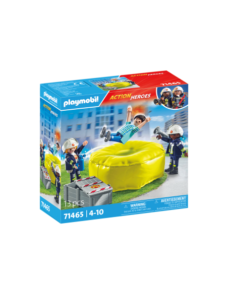 PM71465,Playmobil-POMPIER CU SALTEA DE AER