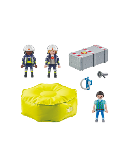 PM71465,Playmobil-POMPIER CU SALTEA DE AER