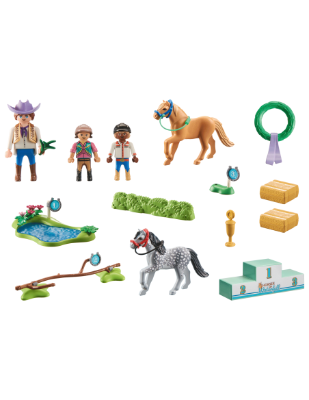 PM71495,Playmobil-TURNEUL CU PONEI