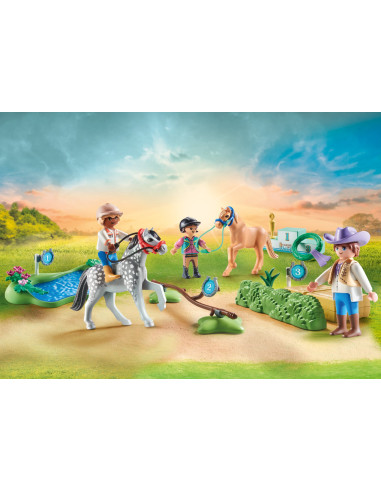 PM71495,Playmobil-TURNEUL CU PONEI