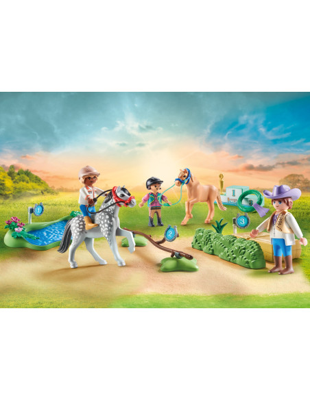 PM71495,Playmobil-TURNEUL CU PONEI
