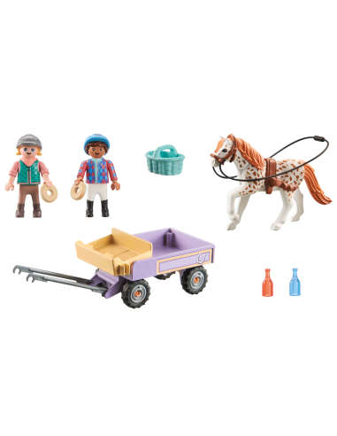 PM71496,Playmobil-CARUTA CU PONEI