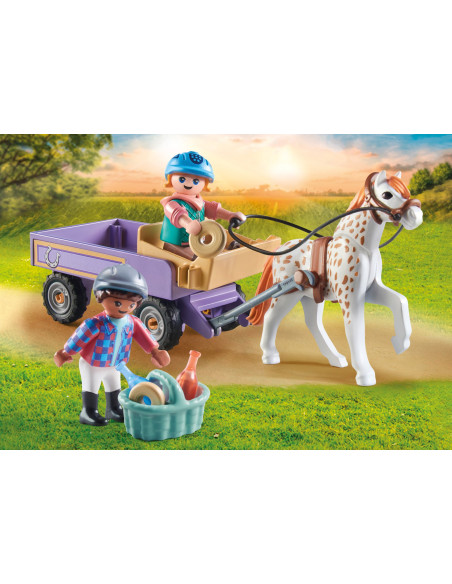 PM71496,Playmobil-CARUTA CU PONEI