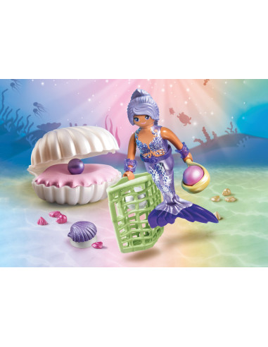 PM71502,Playmobil-SIRENA CU PERLA IN SCOICA